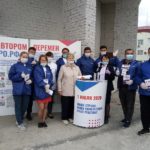 Волонтеры Конституции помогают ярковчанам голосовать безопасно