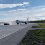 Новый аэропорт Тобольска принял первый рейс из Москвы